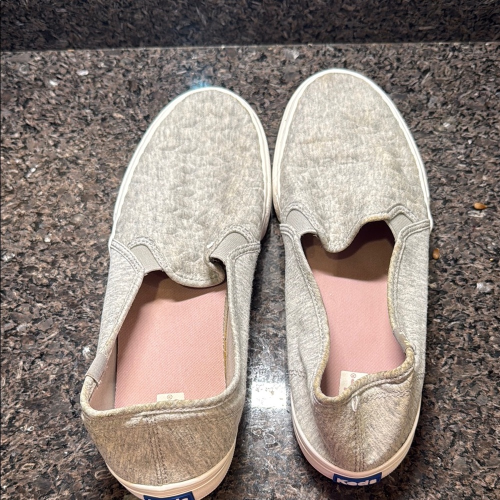 Women's Gray Slip-On Shoes